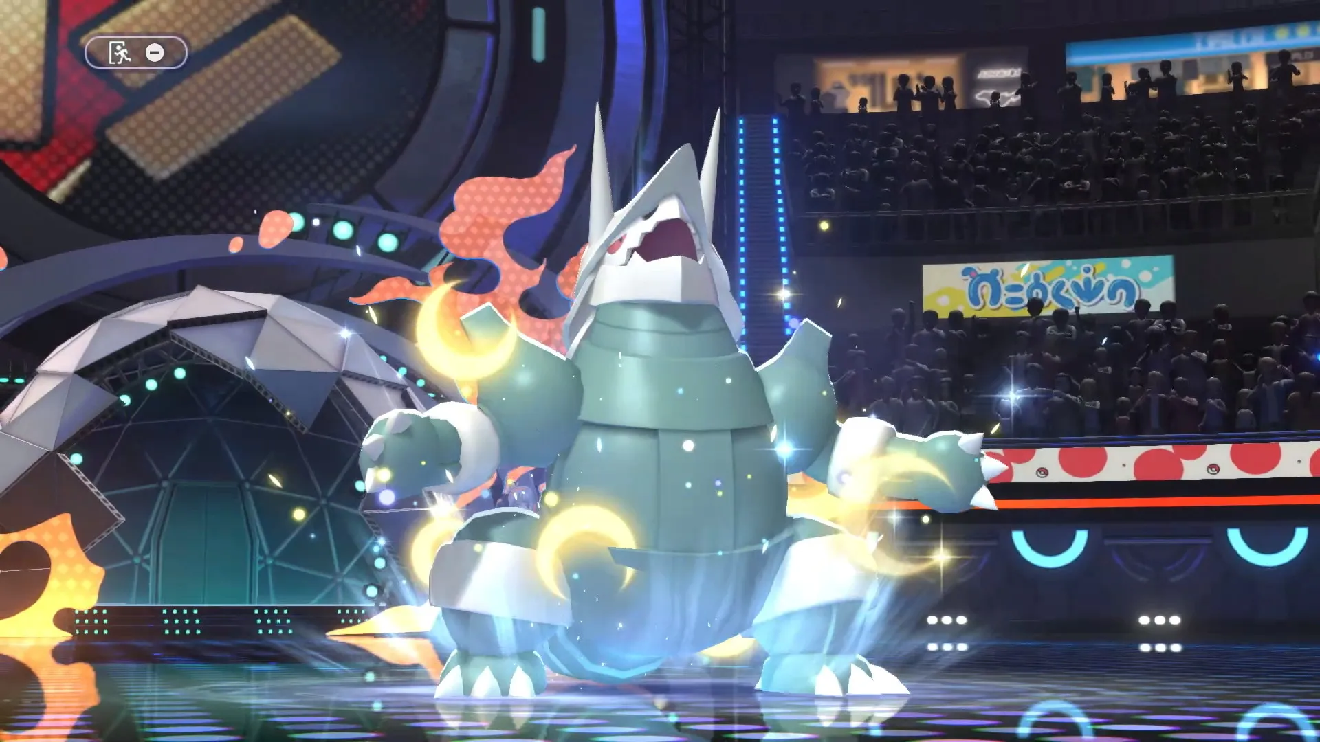 色違いボスゴドラをムーンボールから出す(ポケチャン)
