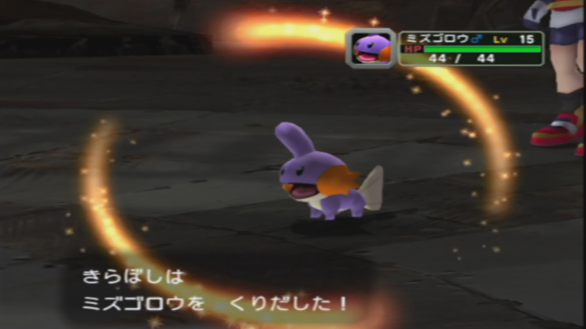 色違いミズゴロウをボールから出す2(RSE)