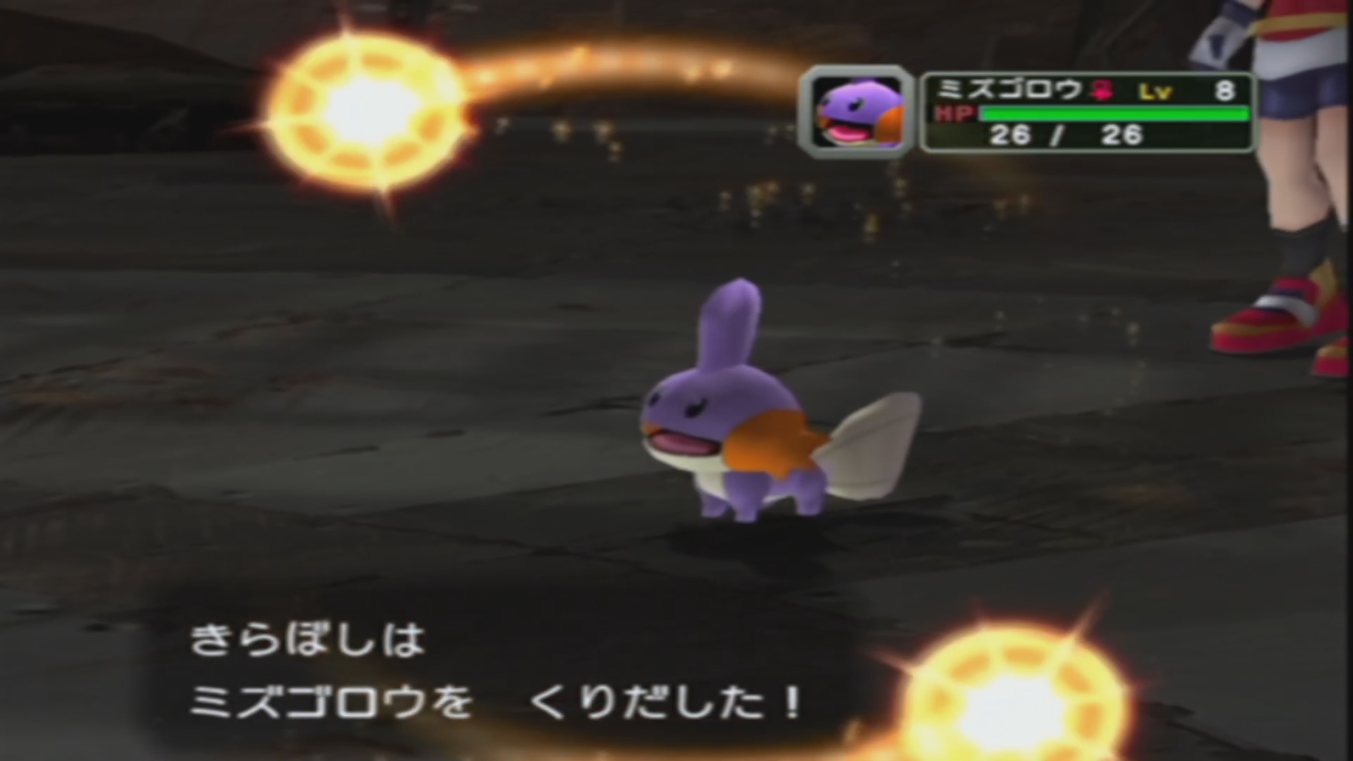 色違いミズゴロウをボールから出す(Co)1